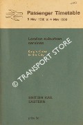 Passenger Timetable - London Suburban Services, King's Cross & the City, 3 May 1968 to 4 May 1969 by British Rail Eastern